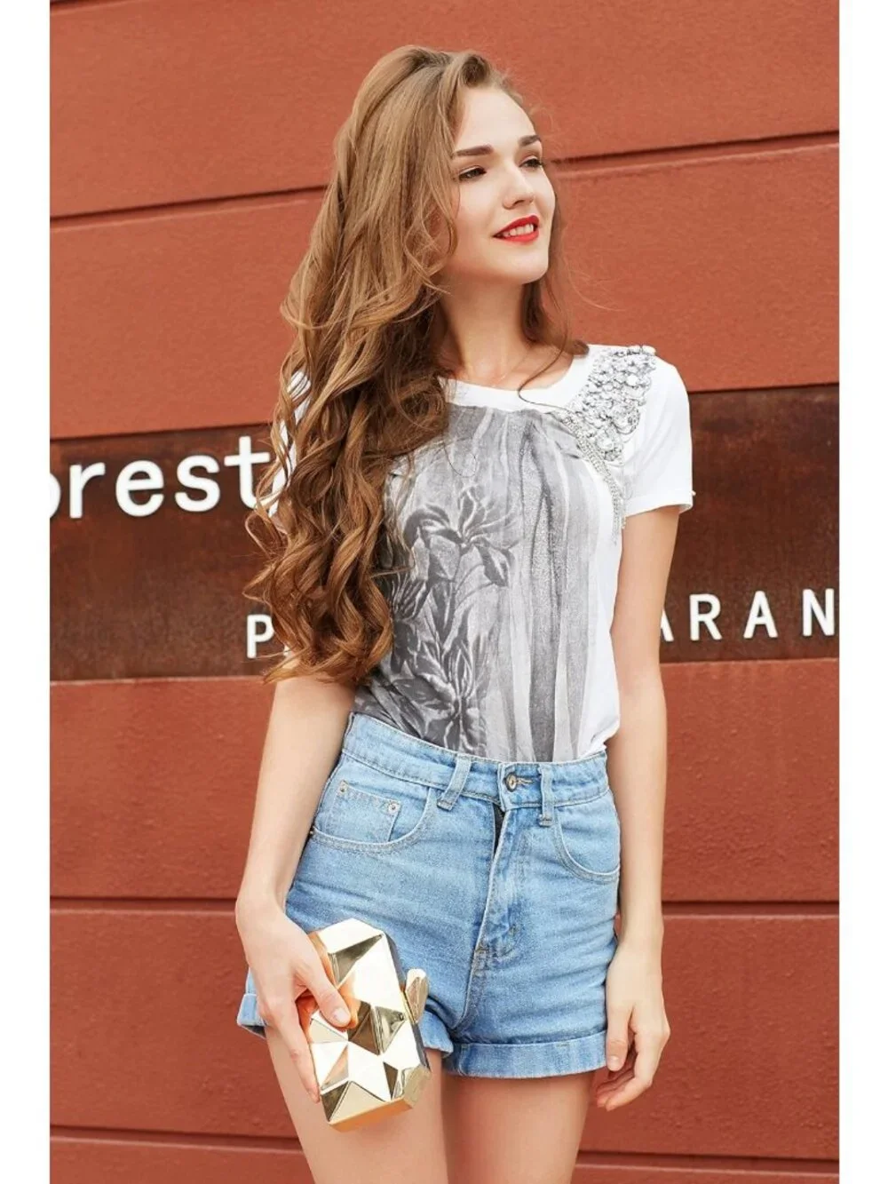 Chic Metallic Clutch Purse for Women | Elegant Evening Bag | Alloy Shell Design